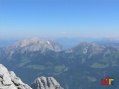 Hoher Göll (2522m) links und rechts der Schneibstein (2276m)